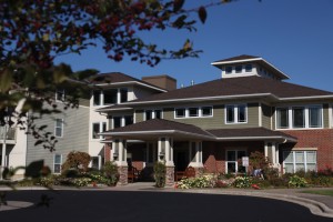 Prairie-style entryway