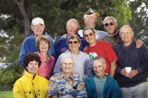 Group of friends outdoors